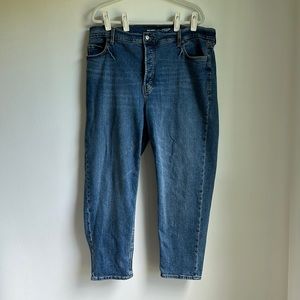 Old Navy Higher High-Rise Sky-Hi A-Line Jeans with Secret-Smooth Pockets